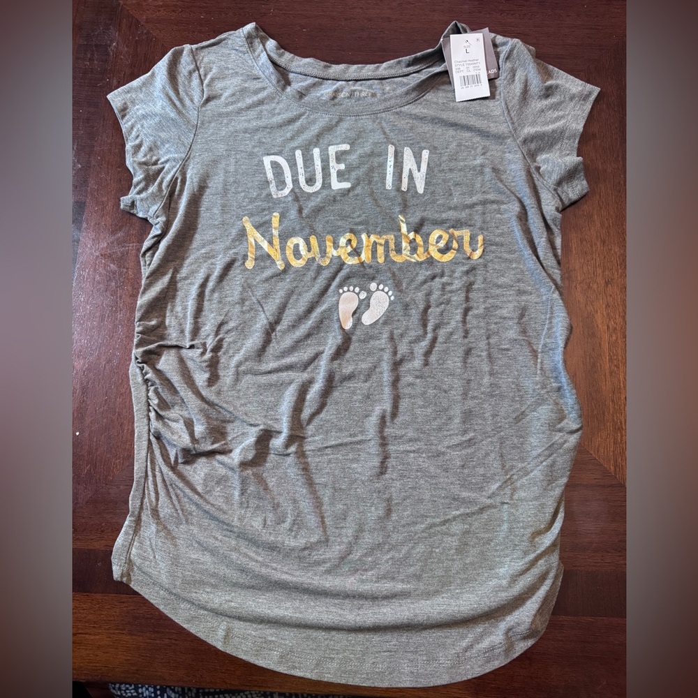 Maternity Gray Shirt
